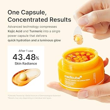 Medicube Kojic Acid Turmeric Vita Capsule Cream (53 g / 1.86 oz.)
