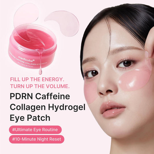 Medicube PDRN Pink Caffeine Collagen Eye Patch (85 g / 2.99 oz. / 60 Patches)