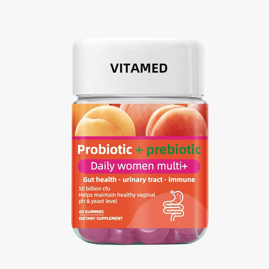 Vitamed Probiotic + Prebiotic, 60 Gummies - Daily Women Multi+