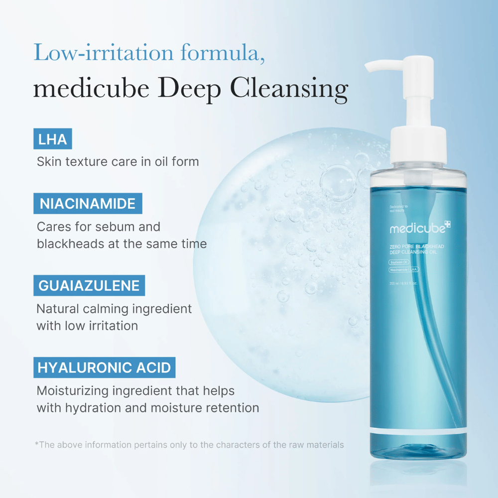 Medicube Zero Pore Blackhead Deep Cleansing Oil (205 ml / 6.93 fl. oz.)
