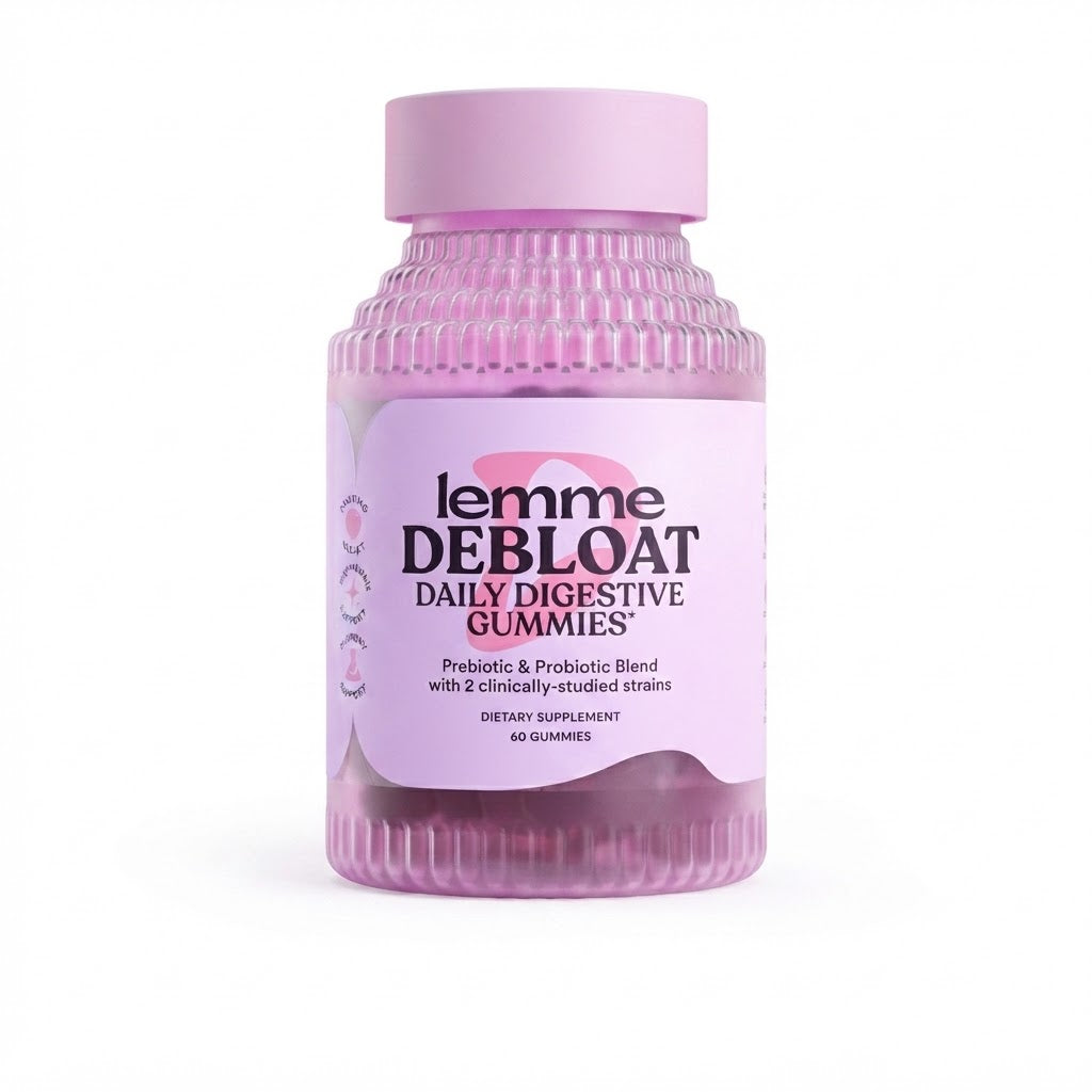 Lemme Debloat Daily Digestive Gummies, 60 Gummies