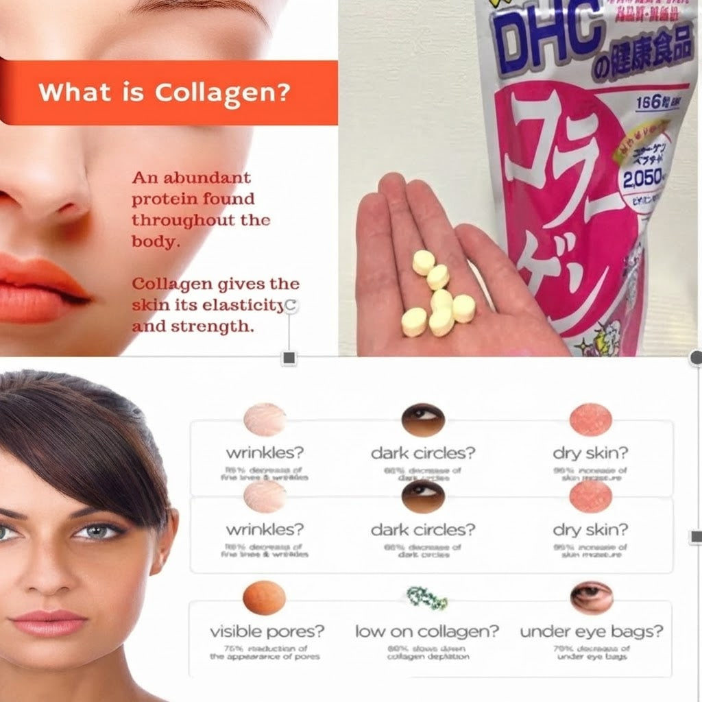 DHC Collagen 60-Day Supply (360 Tablets) | Japanese Fish Collagen