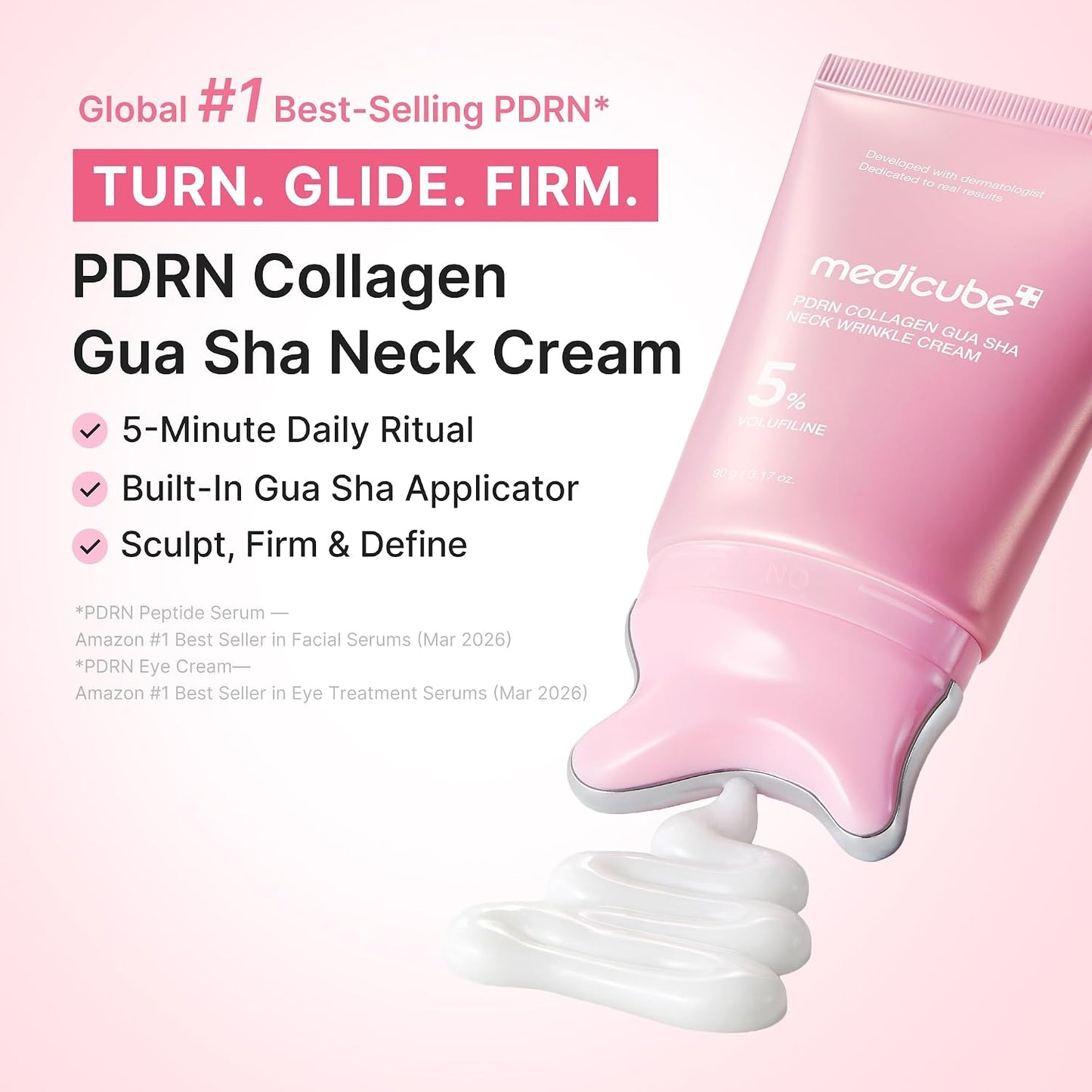 Medicube PDRN Collagen Gua Sha Neck Cream (90 g / 3.17 oz.)