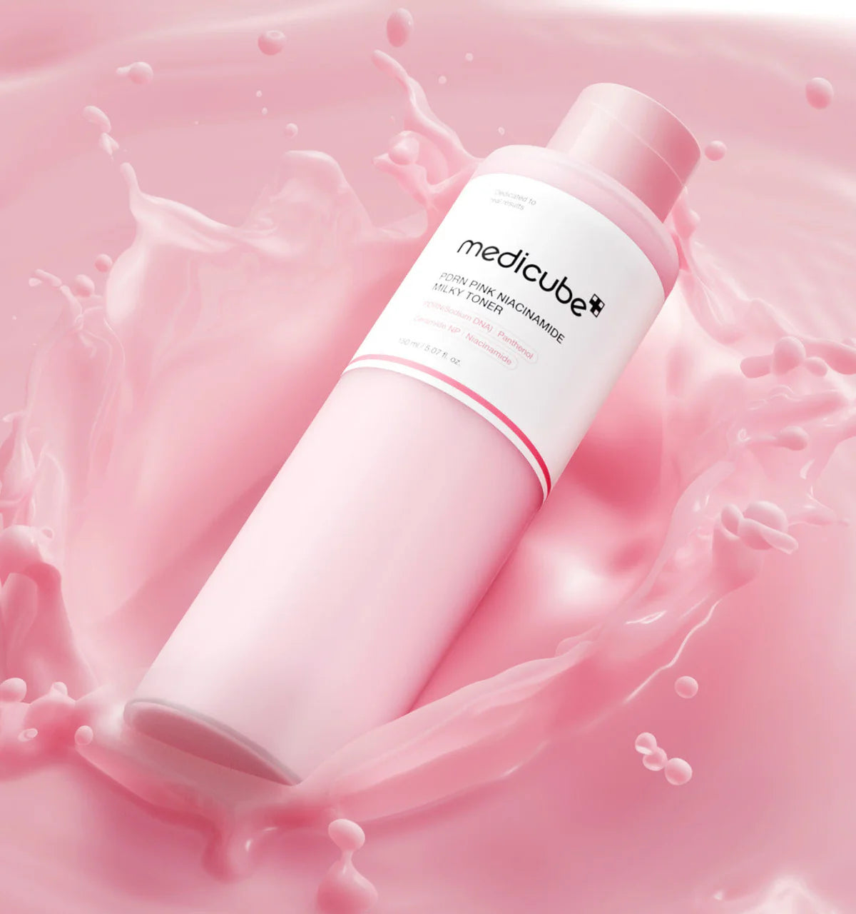 Medicube PDRN Pink Niacinamide Milky Toner (150 ml / 5.07 fl. oz.)