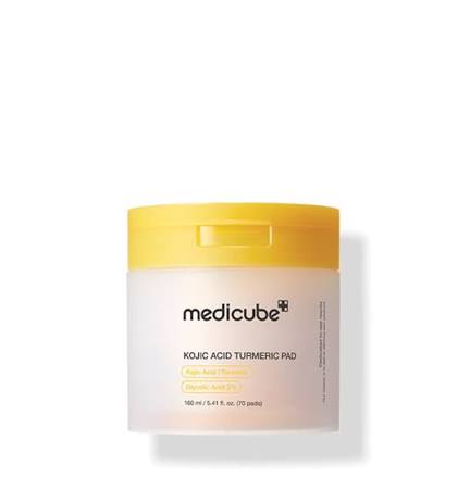 Medicube Kojic Acid Turmeric Clarifying Pad (160 ml / 5.41 fl. oz., 70 pads)