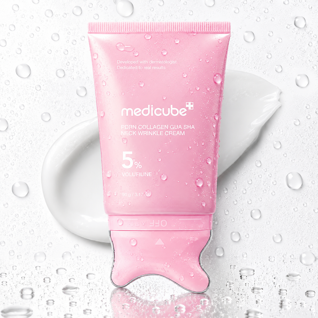 Medicube PDRN Collagen Gua Sha Neck Cream (90 g / 3.17 oz.)