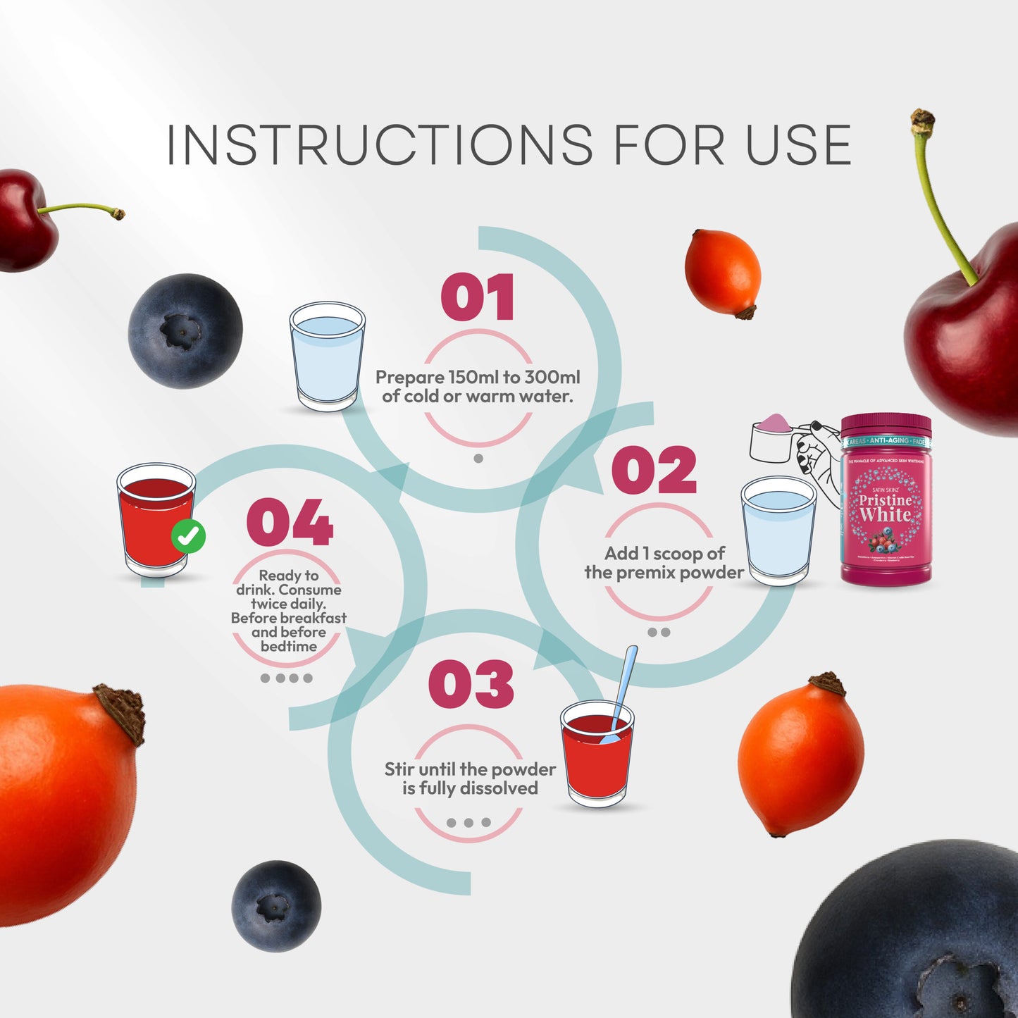 SatinSkinz Pristine White