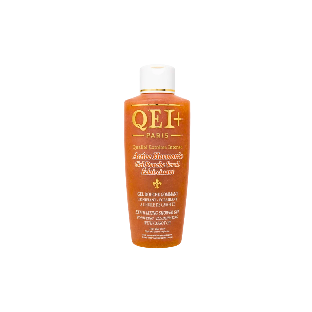 QEI+ Exfoliating Clarifying Harmonie Carrot Shower Gel, 500Ml
