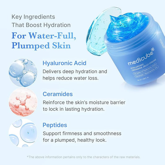 Medicube Hyaluronic Ceramide Jelly Cream, 50ml