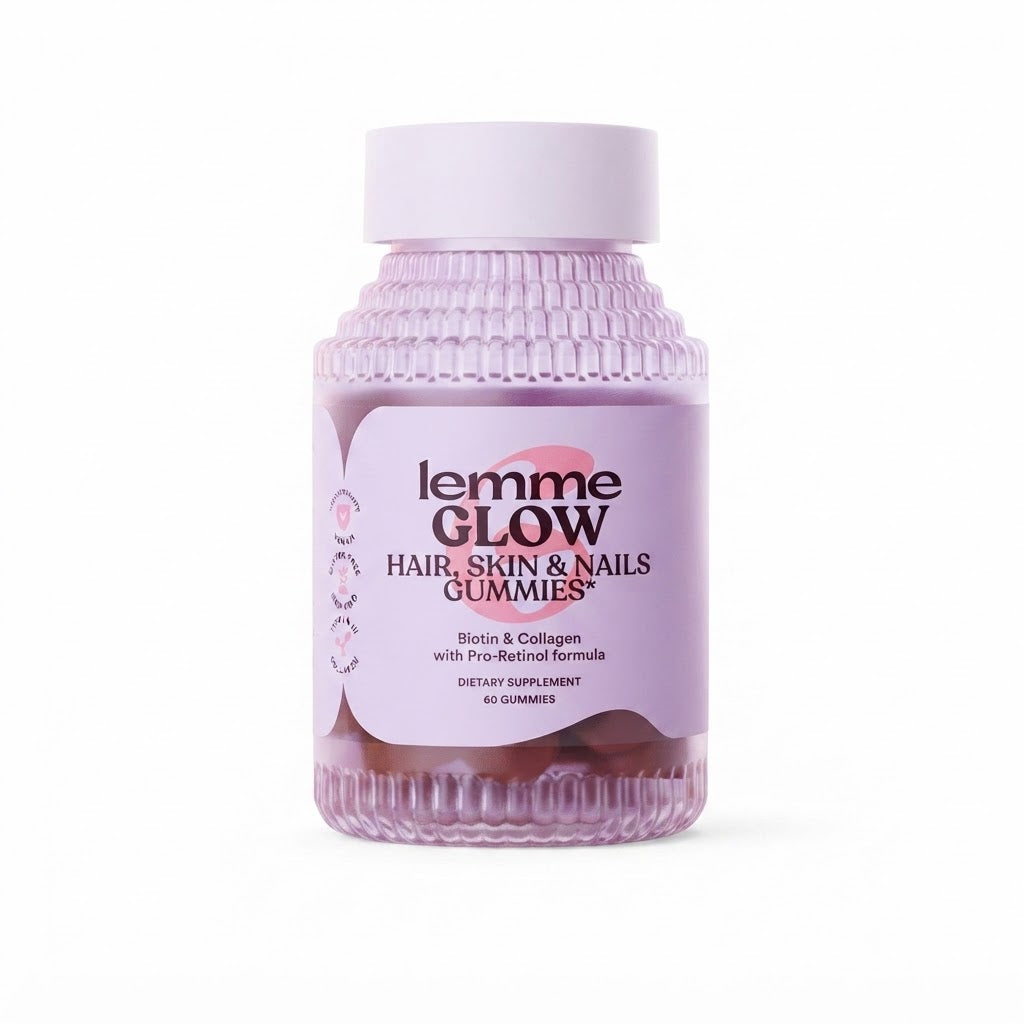 Lemme Glow Hair, Skin & Nails - 60 Gummies