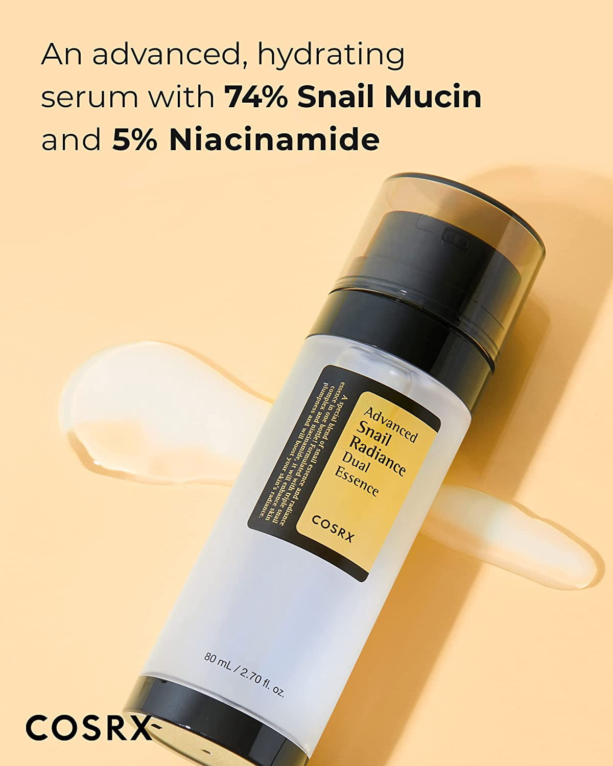 Cosrx Advanced Snail Radiance Dual Essence, 80Ml - Elevate Your Skin's Glow