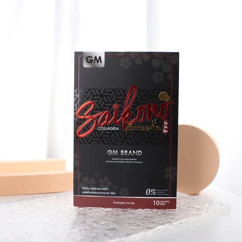 SAIKONO Collagen Radiance Skin Anti Aging Wrinkles Reduce Acne Supplement By GM.