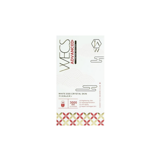 Jaw WECS White Advanced White Egg Crystal Skin Limited Edition, 30 Caps