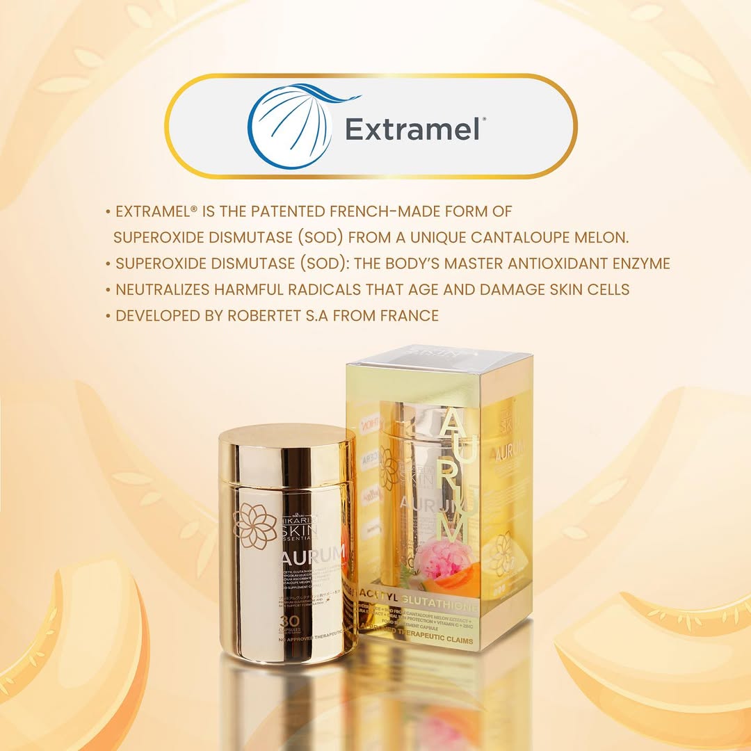 Hikari Skin Essentials: Aurum Premium Glutathione, 30 Capsules