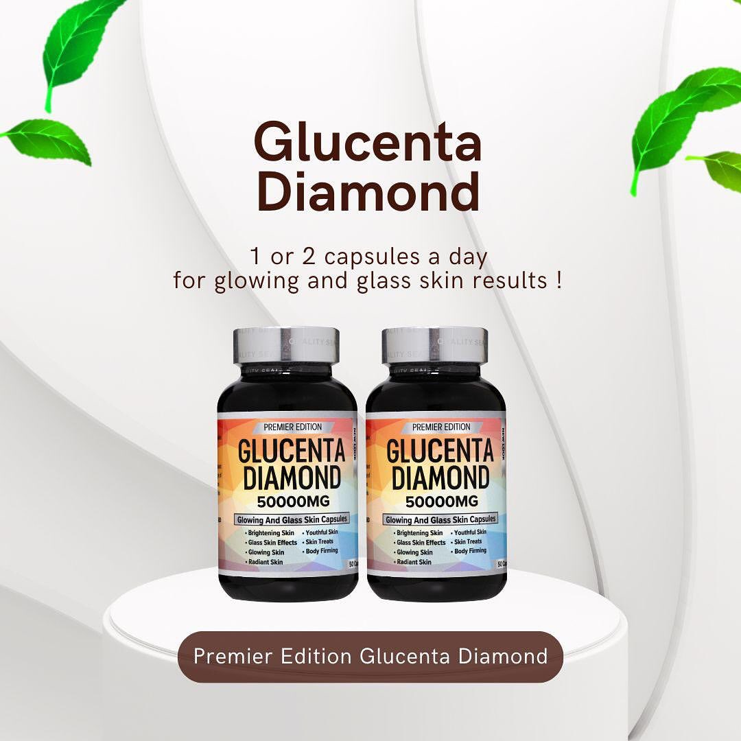 Glucenta Diamond 500000MG, Premier Edition - 50 Capsules