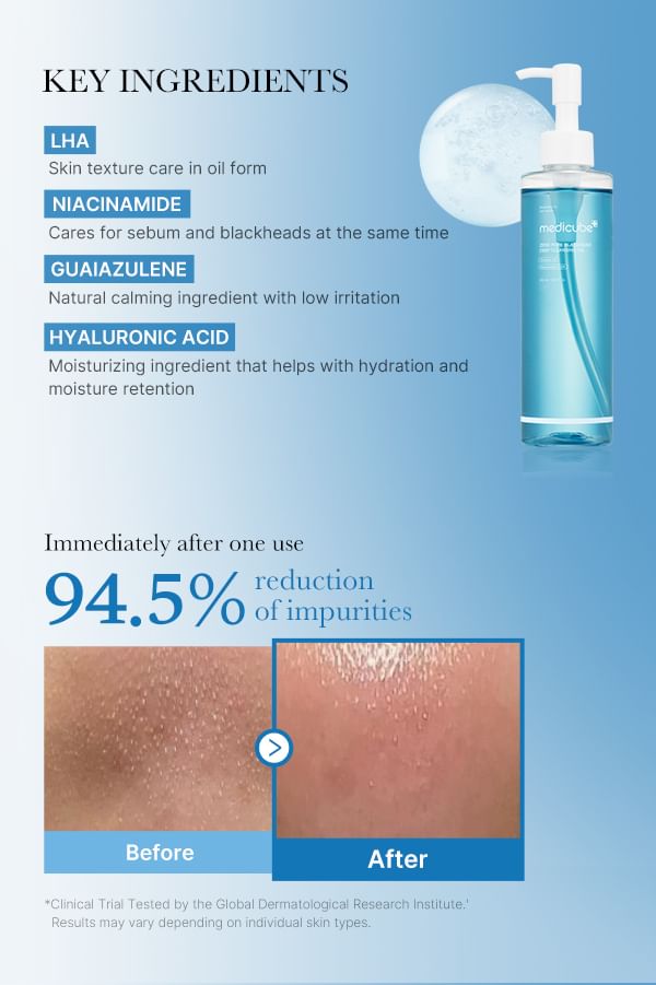 Medicube Zero Pore Blackhead Deep Cleansing Oil (205 ml / 6.93 fl. oz.)