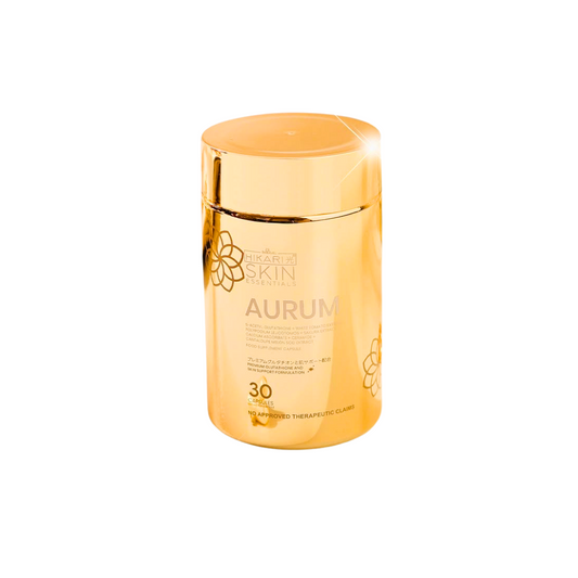 Hikari Skin Essentials: Aurum Premium Glutathione, 30 Capsules