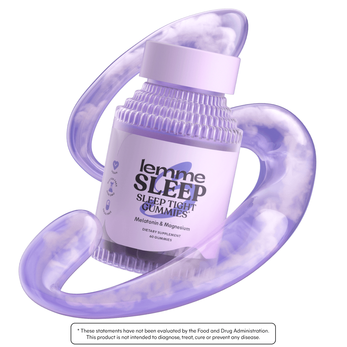 Lemme Sleep - Sleep Tight Gummies, 60 Gummies