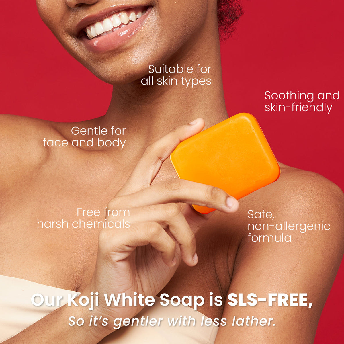 Koji White Dark Spot Corrector Soap, 2-Bars
