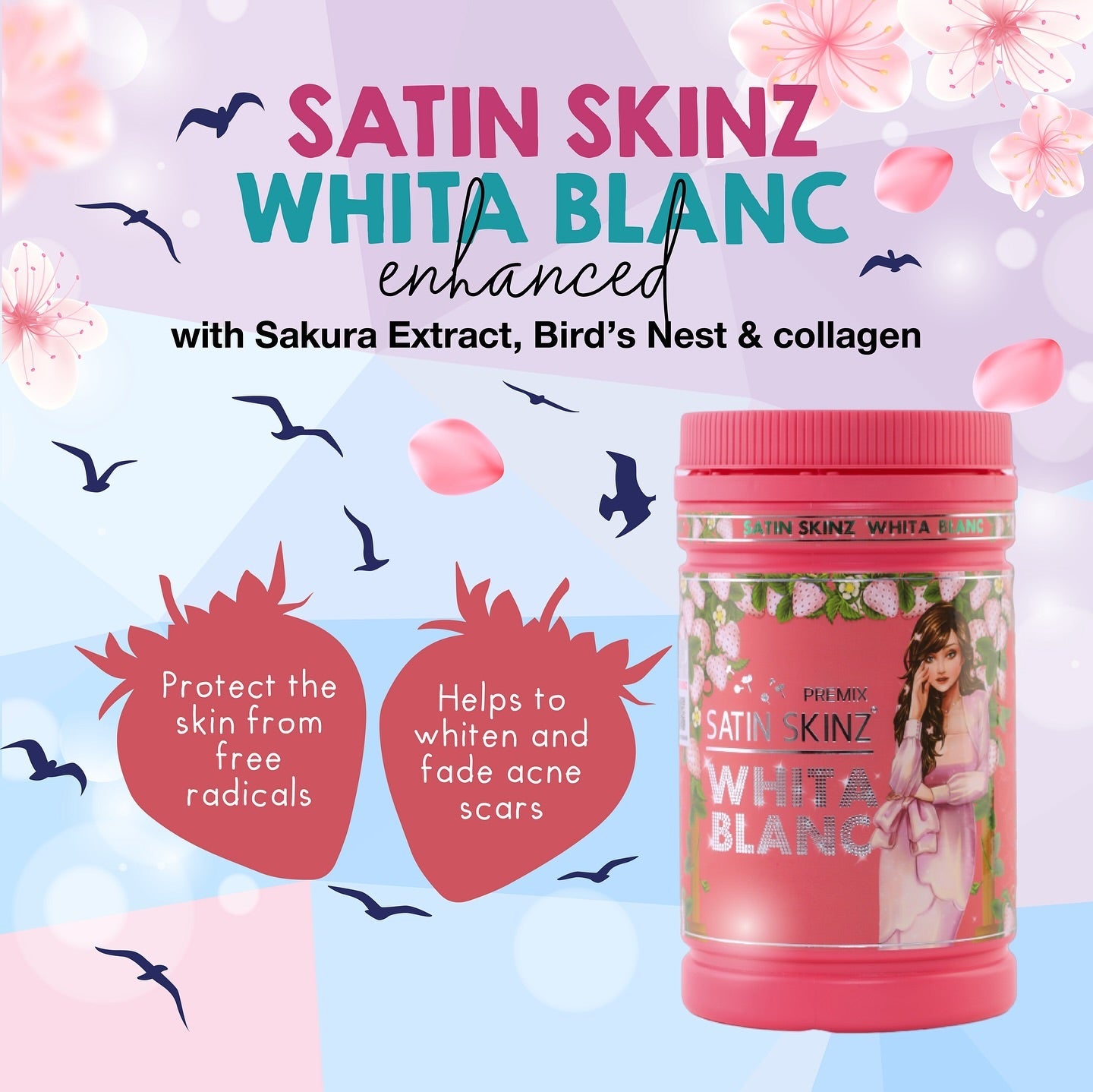 SatinSkinz Whita Blanc, 600g