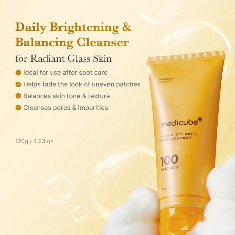 Medicube Kojic Acid Turmeric Toning Cleanser (120 g / 4.23 oz)
