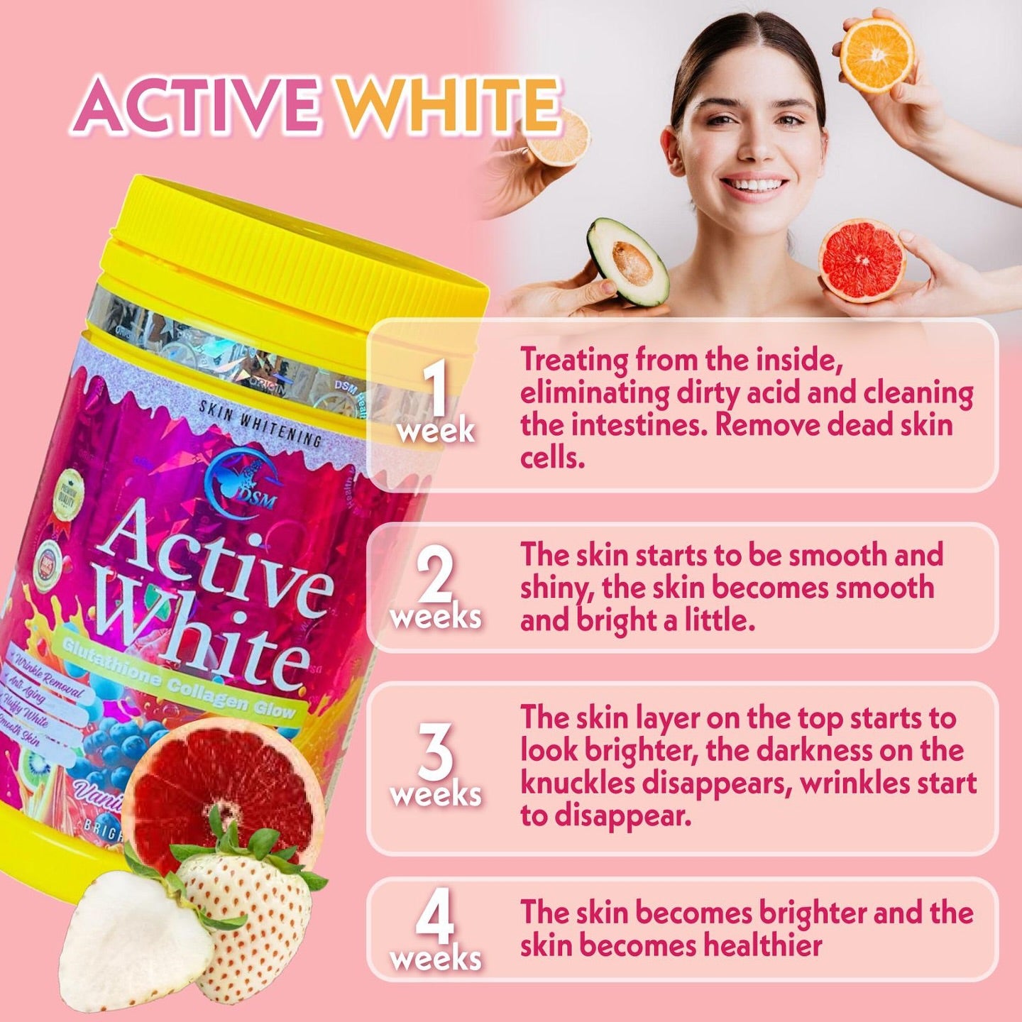 illuminous white glutathione with collagen health UHealth BeautyPlus Luxcent Luminous Caps Wellbody Collagen Skin Whitening Capsules