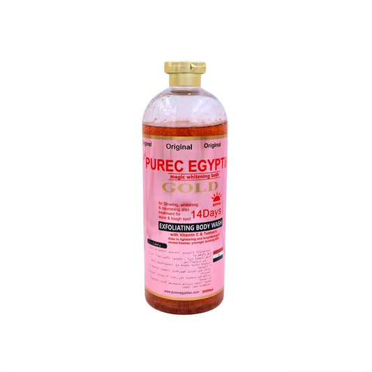 Purec Egyptian Gold Exfoliating Shower Gel, 1000Ml