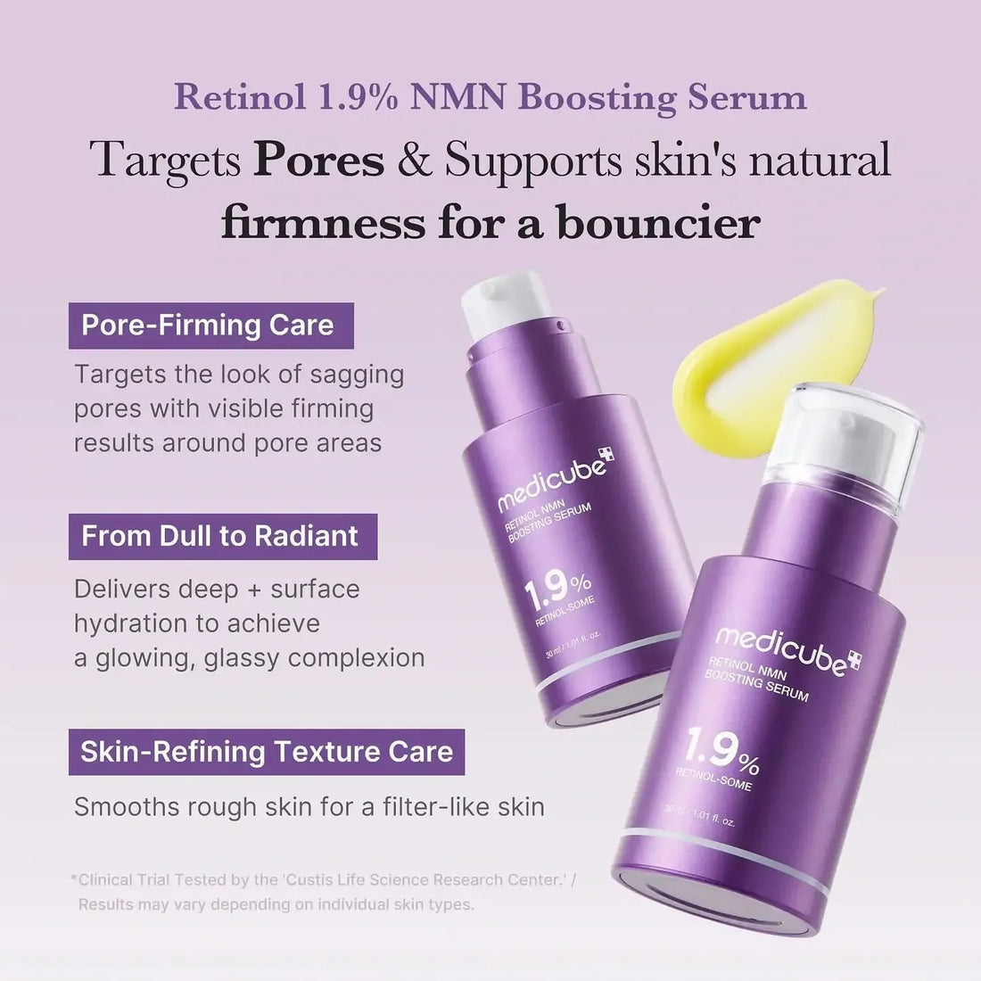 Medicube Retinol 1.9% NMN Boosting Serum (30 ml / 1.01 fl. oz.)