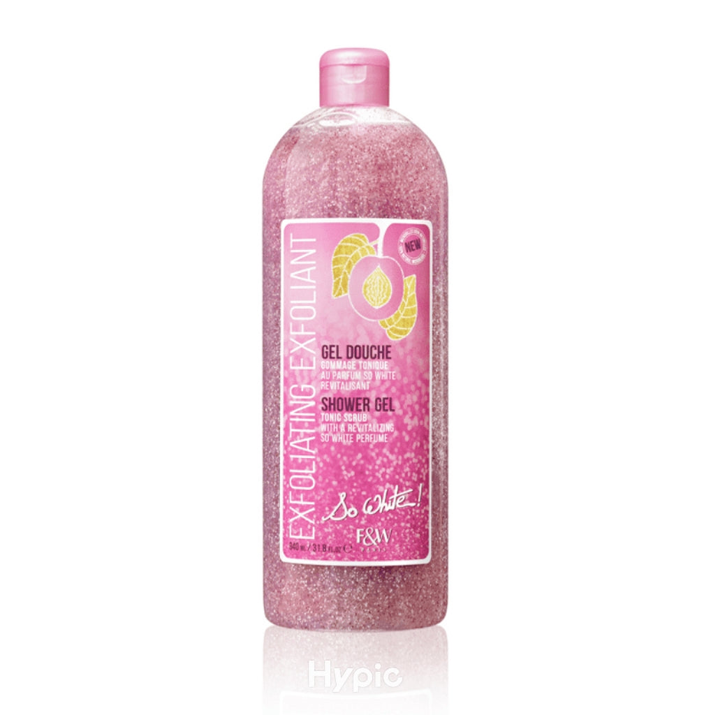 Fair & White So White Exfoliating Shower Gel With Tonic Scrub, 940Ml