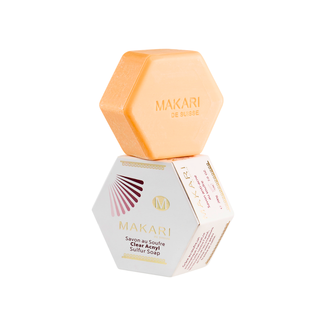 Makari Clear Acnyl Sulfur Soap – Acne Control & Oil Balance , 200g