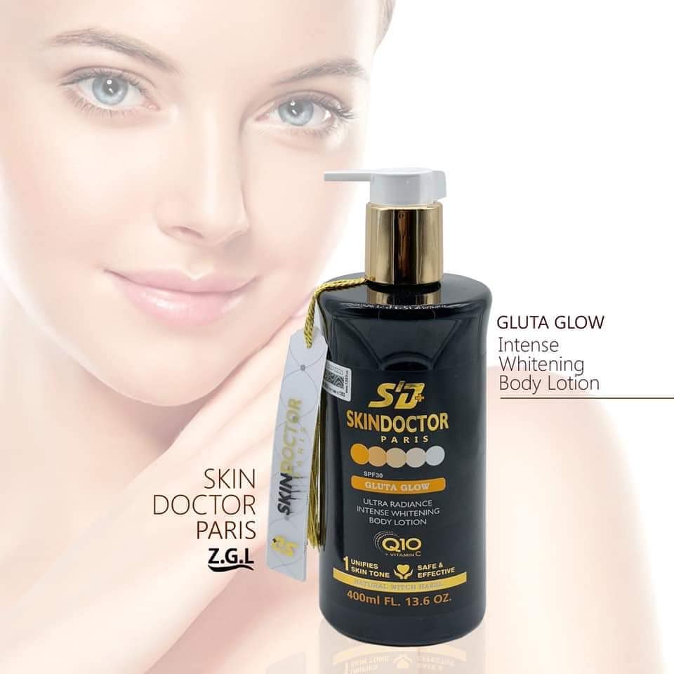 SkinDoctor Paris Gluta Glow Body Lotion, 400ml