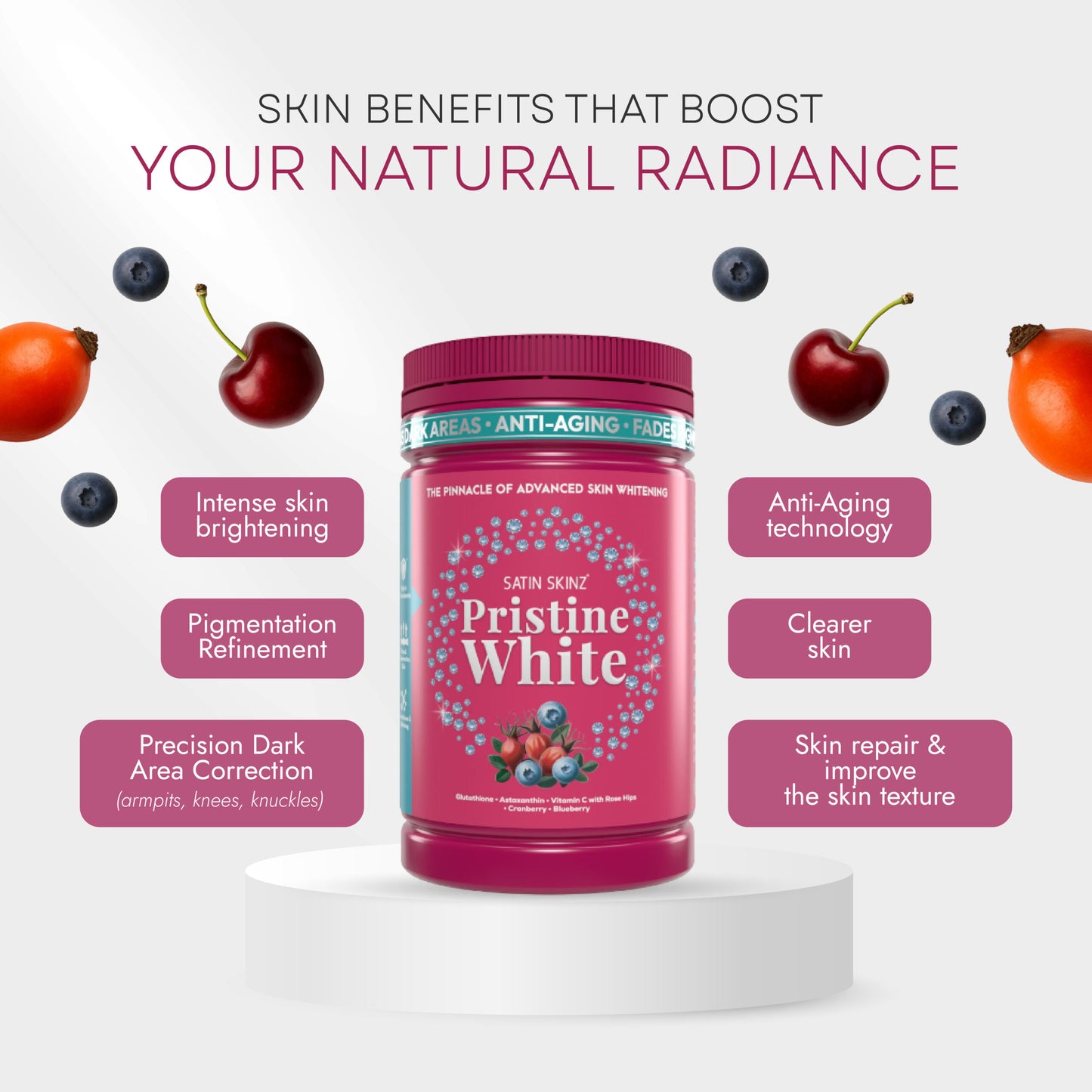 SatinSkinz Pristine White