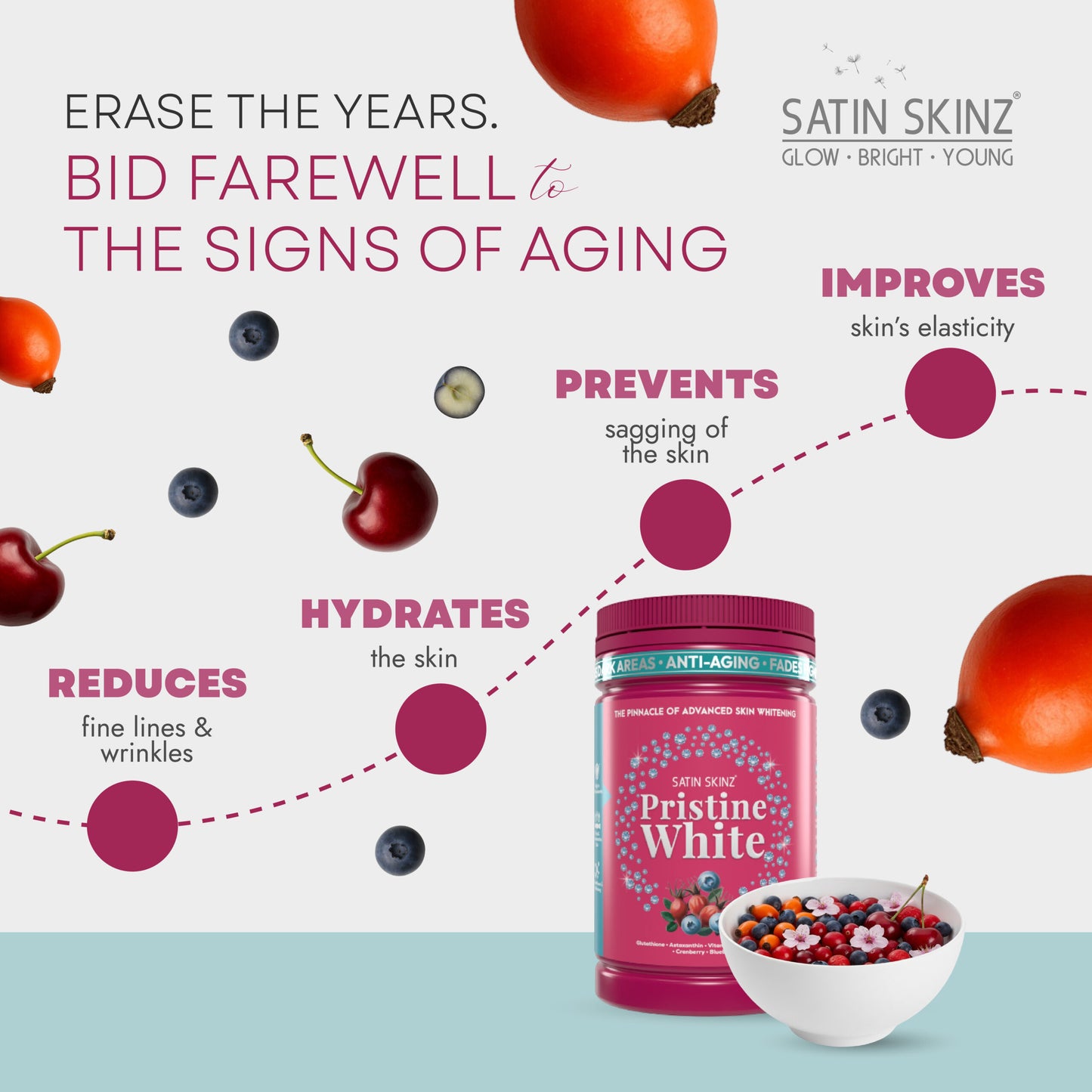 SatinSkinz Pristine White