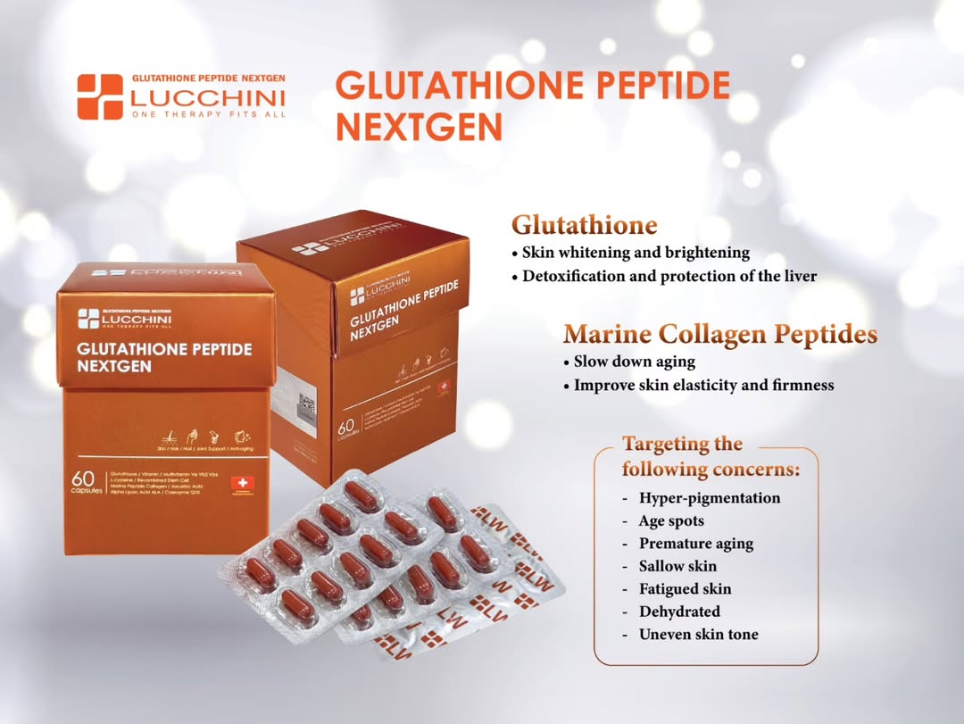Lucchini Glutathione Peptide  Nextgen, 60 Capsules