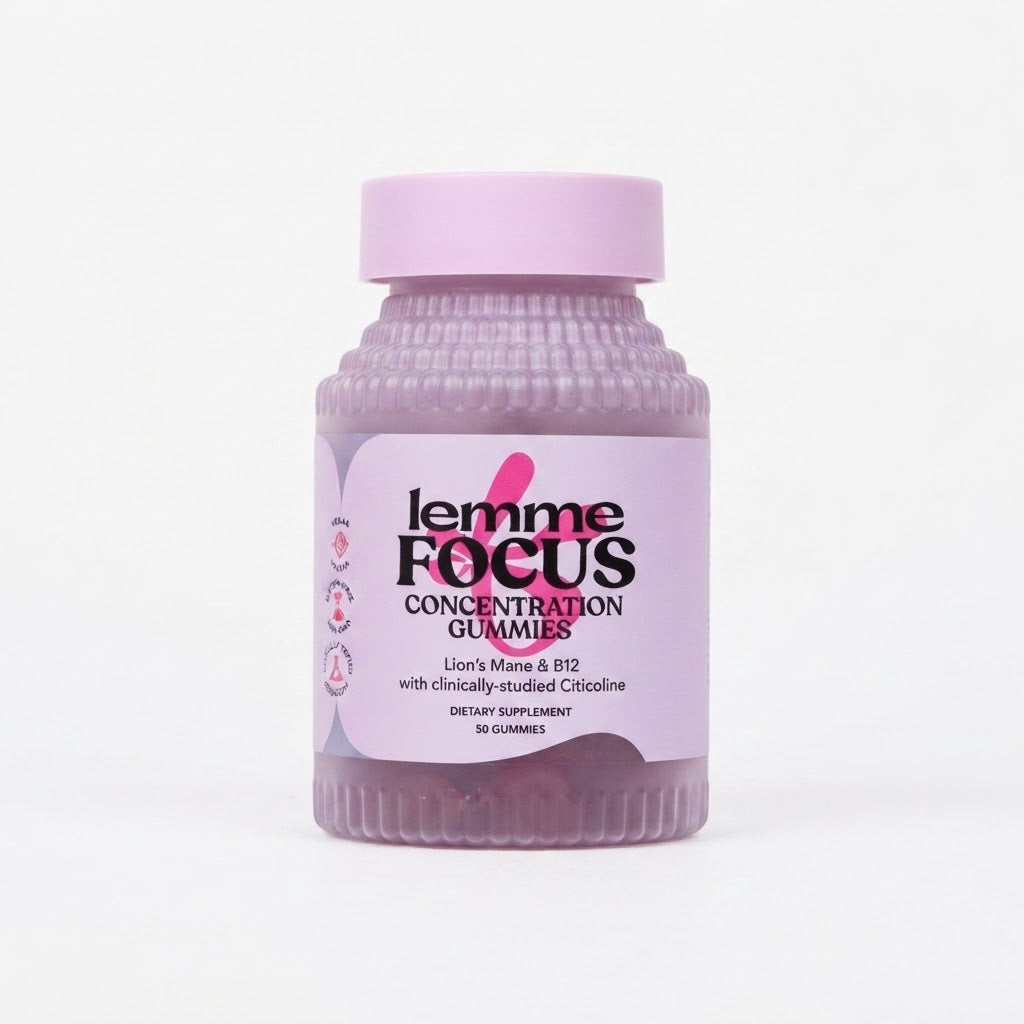 Lemme Focus Concentration Gummies, 60 Gummies