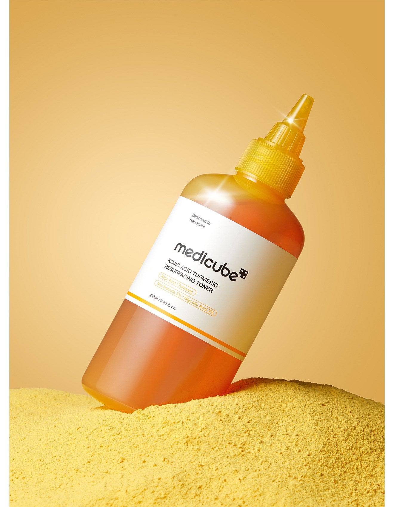 Medicube Kojic Acid Turmeric Resurfacing Toner (250ml / 8.45 fl. oz.)