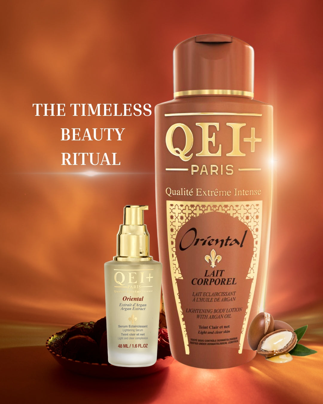 QEI+ Oriental Argan Lightening Body Lotion, 500ml