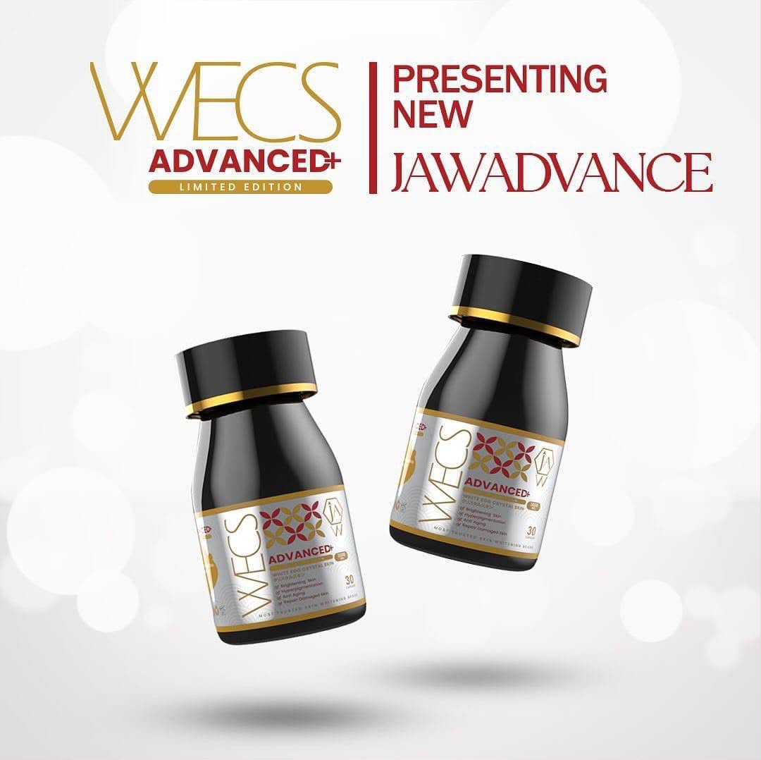 Jaw WECS White Advanced White Egg Crystal Skin Limited Edition, 30 Caps