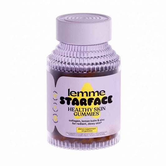 Lemme Starface Healthy Skin Gummies - Lemon Flavored, 60 Gummies