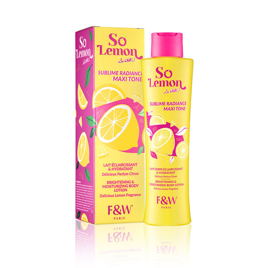 Fair & White So Lemon Brightening & Moisturizing Body Lotion - Sublime Radiance Maxi Tone, 250Ml