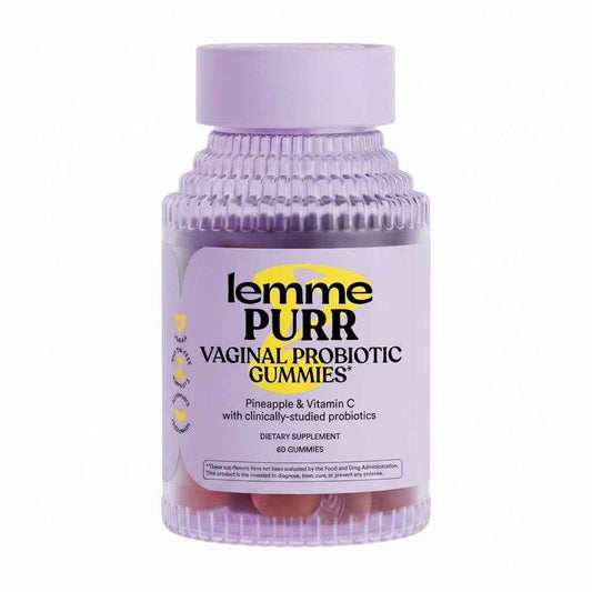 Lemme Purr Vaginal Probiotic Gummies, 60 Gummies