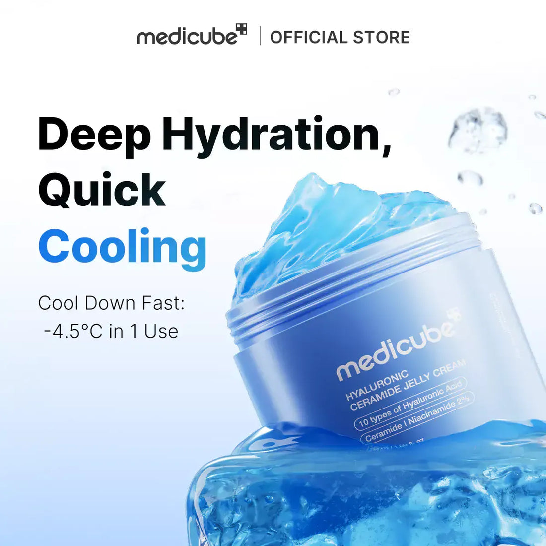Medicube Hyaluronic Ceramide Jelly Cream, 50ml