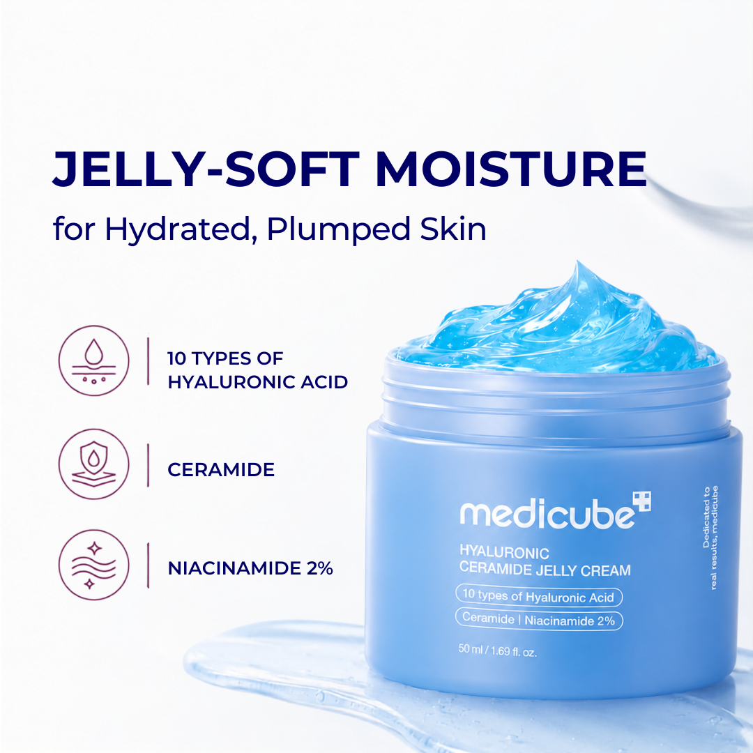 Medicube Hyaluronic Ceramide Jelly Cream, 50ml