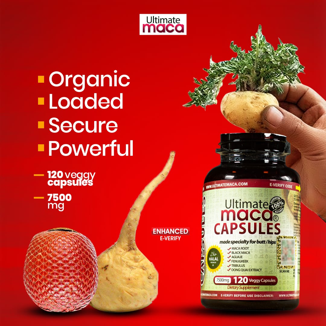 Ultimate Maca Plus Pills 7500mg - 120Pills