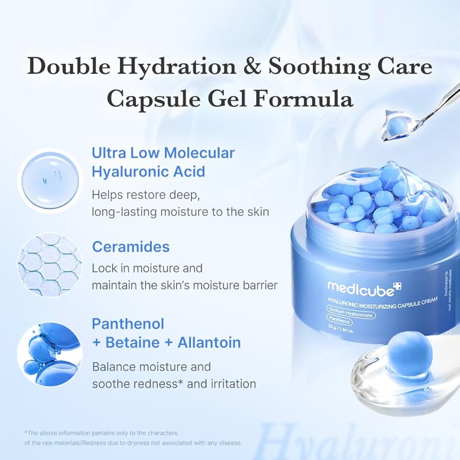 Medicube Hyaluronic Moisturizing Capsule Cream (55 g / 1.94 oz.)