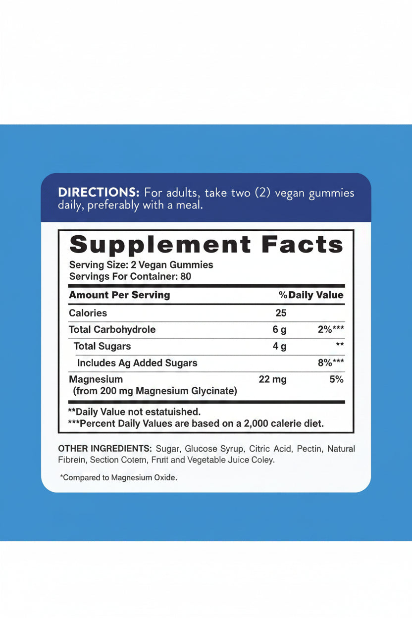 Nature's Truth Magnesium Glycinate (Delicious Sour Grape) - 60 Gummies
