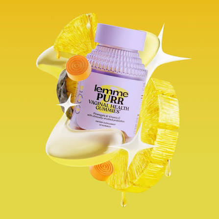 Lemme Purr Vaginal Probiotic Gummies, 60 Gummies